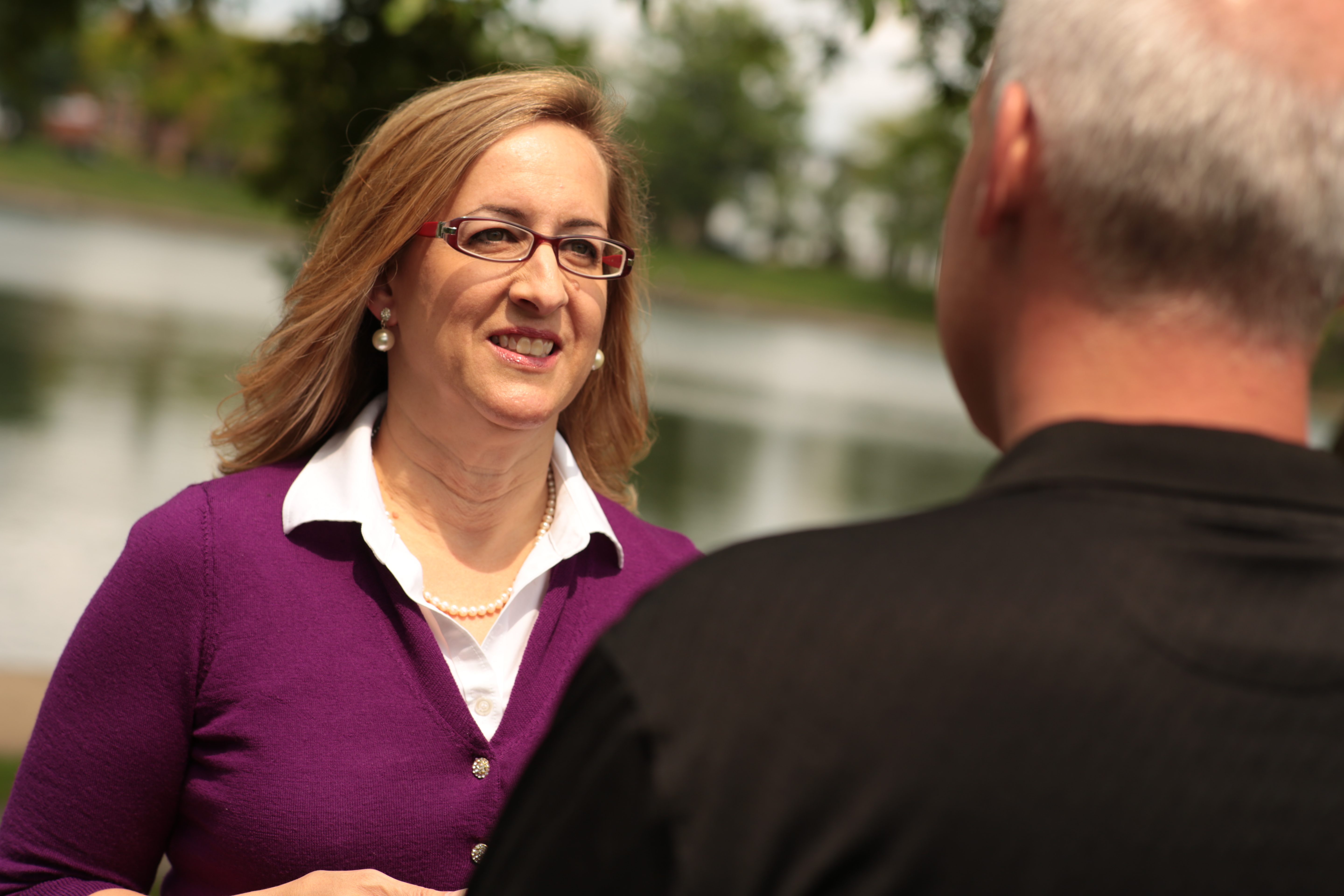 Judge Stevenson connecting with the community